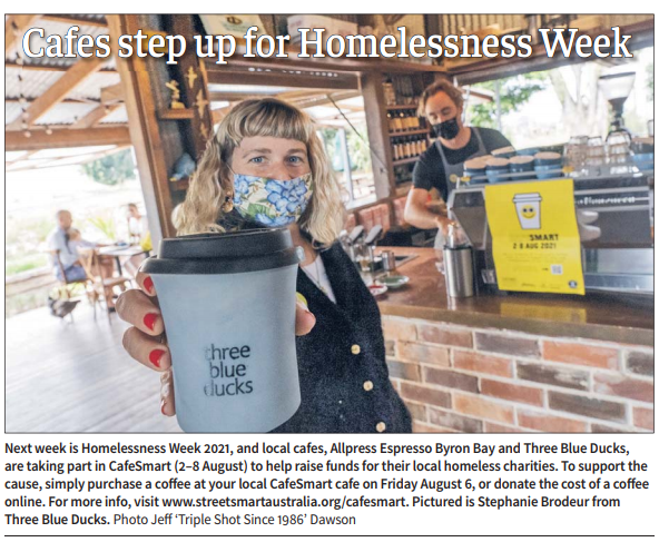 Cafes Step up for homelessness week